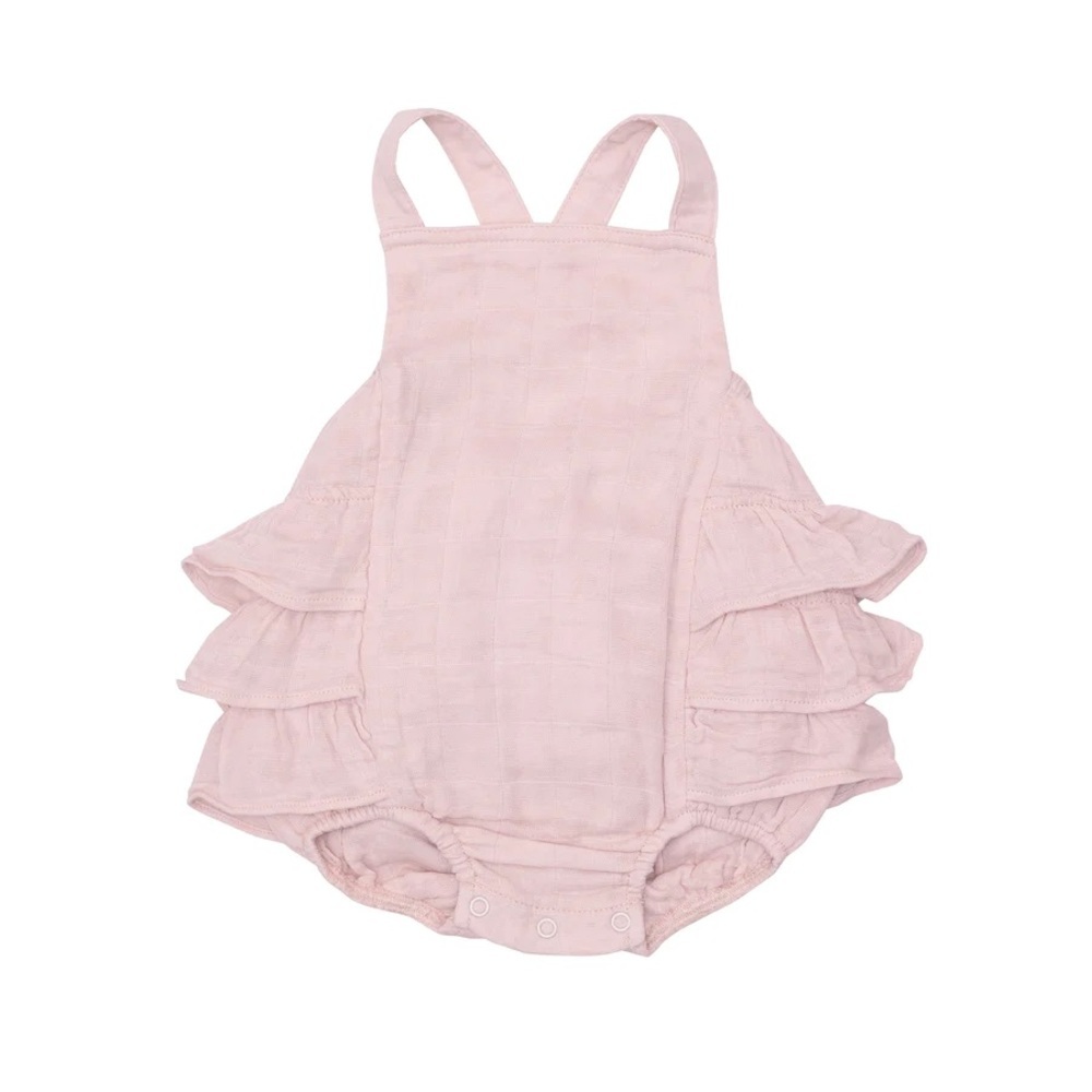 Pink Ruffle Bubble Romper